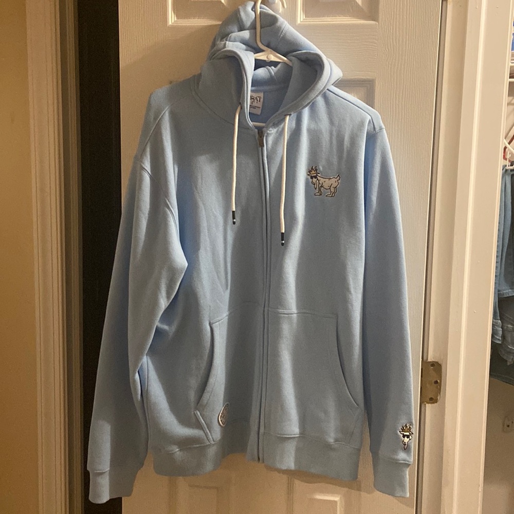 GOAT zip up hoodie - size L